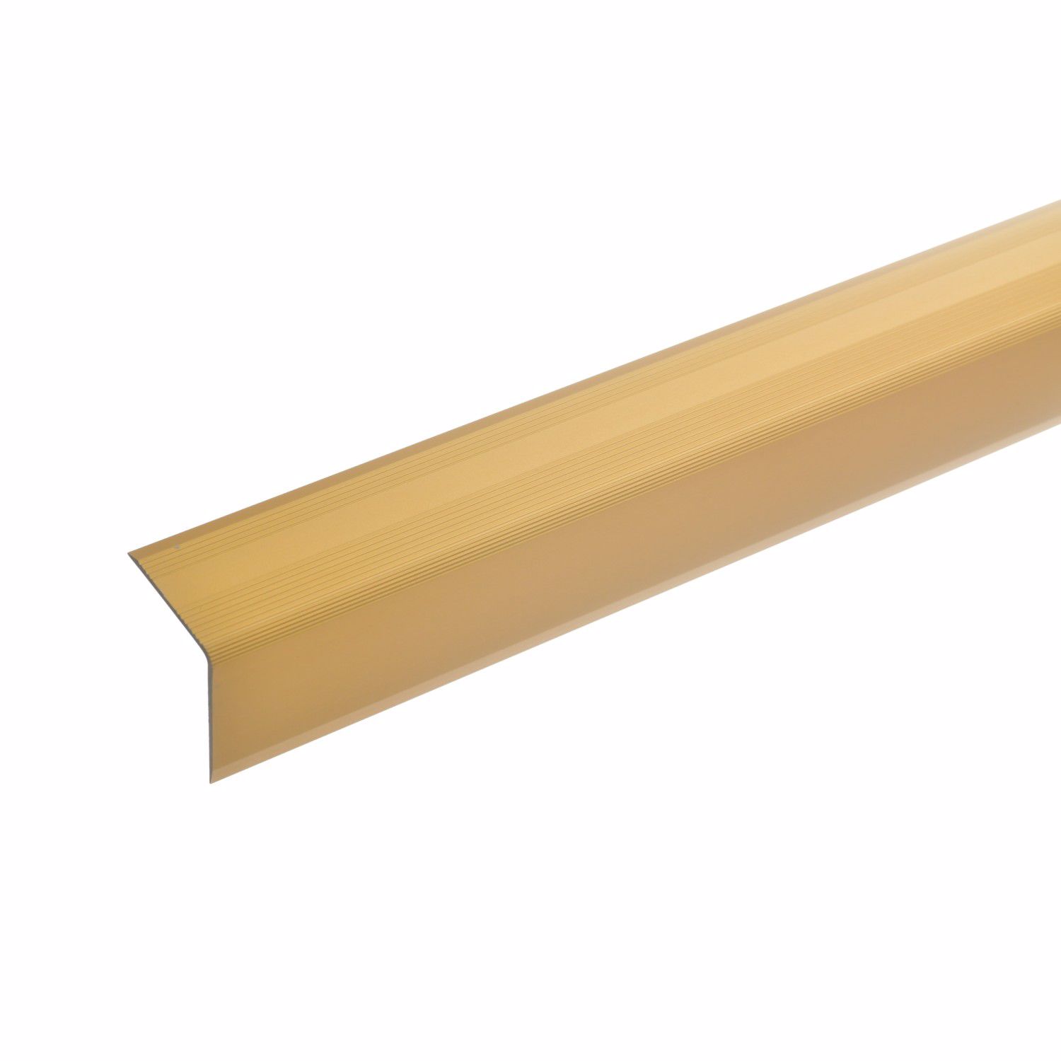 Treppenwinkelprofil 32x30mm ungebohrt in Gold von Acerto im Bodenleisten Shop
